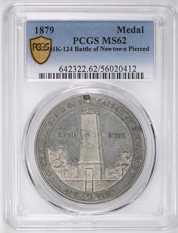 1879 HK-124 Battle of Newtown Medal PCGS MS62 