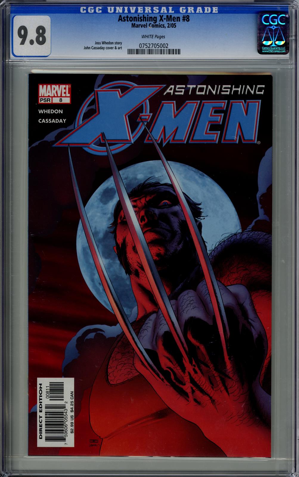 Astonishing X-Men #8 CGC 9.8 (Marvel, 2005) 