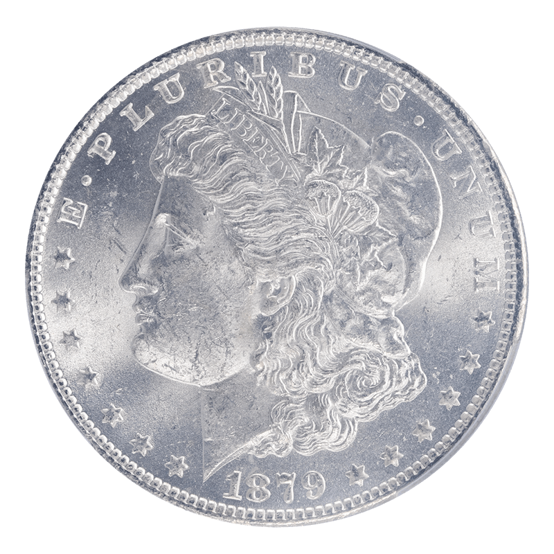 1879-O Morgan Silver Dollar, PCGS MS 63 - Lustrous and White