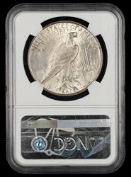 1923 D $1 NGC  AU 58