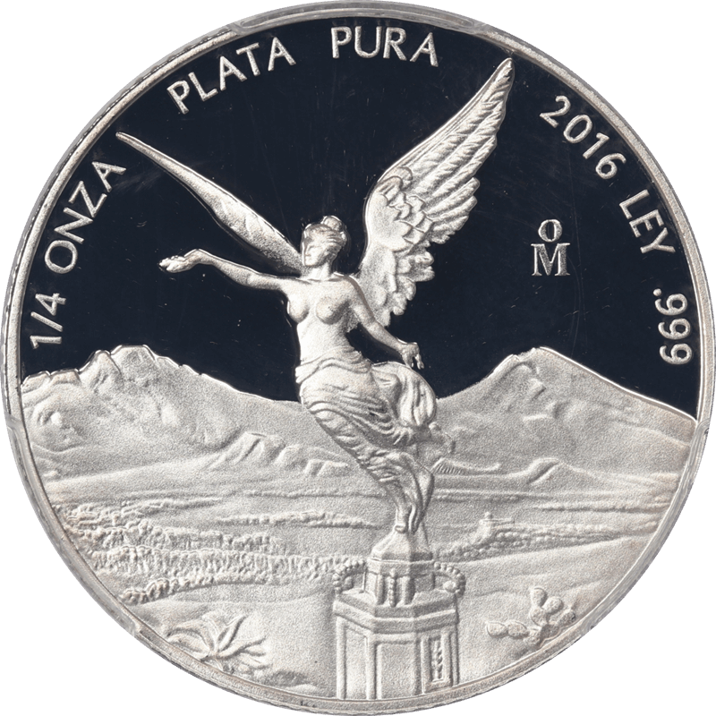 2016-Mo 1/4oz  Mexico Libertad Silver PCGS PR 69 DCAM