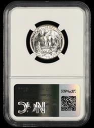 1960 Washington Quarter Type B Reverse Bill Fivaz Signature Label NGC  MS65