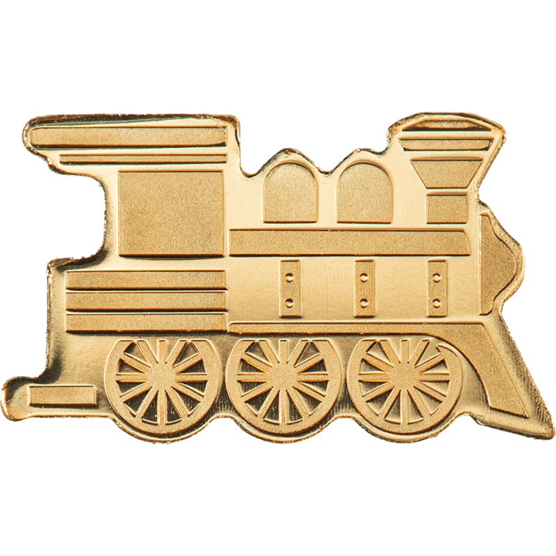 CIT 0.5 Gram AU Golden Highlights Collection -Golden Train- CIT Specialized Coin