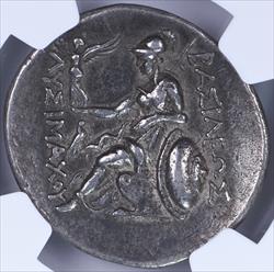 Kingdom of Thrace Lysimachus 305-281 BC NGC CH VF 