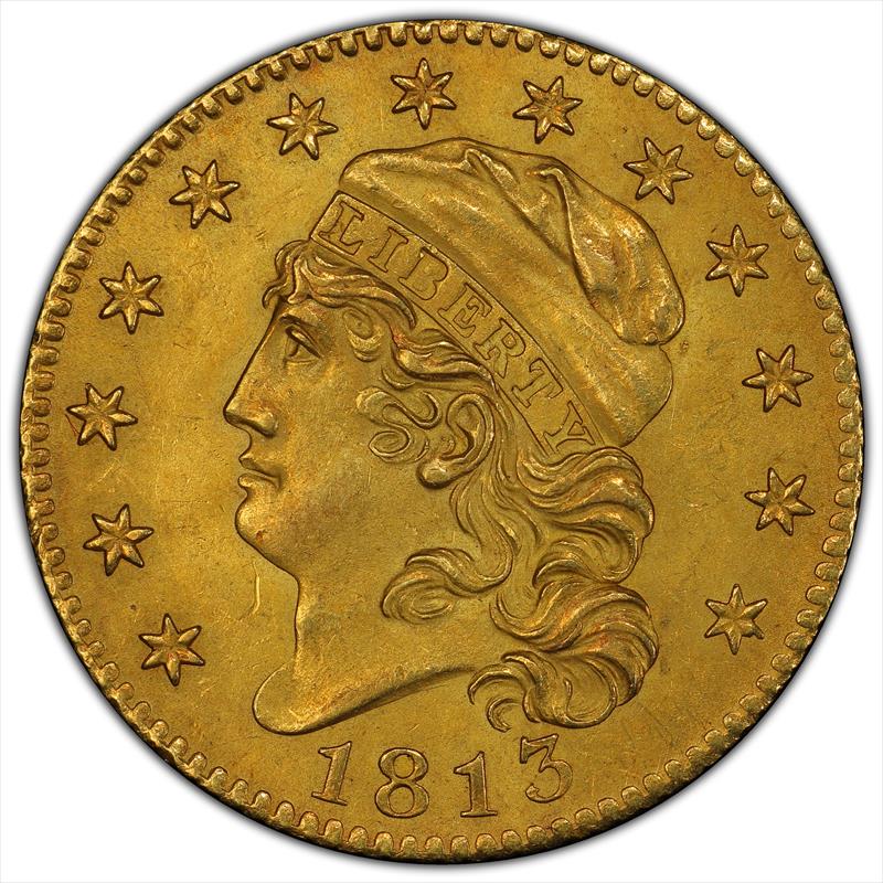 1813 $5 PCGS MS 64 CAC