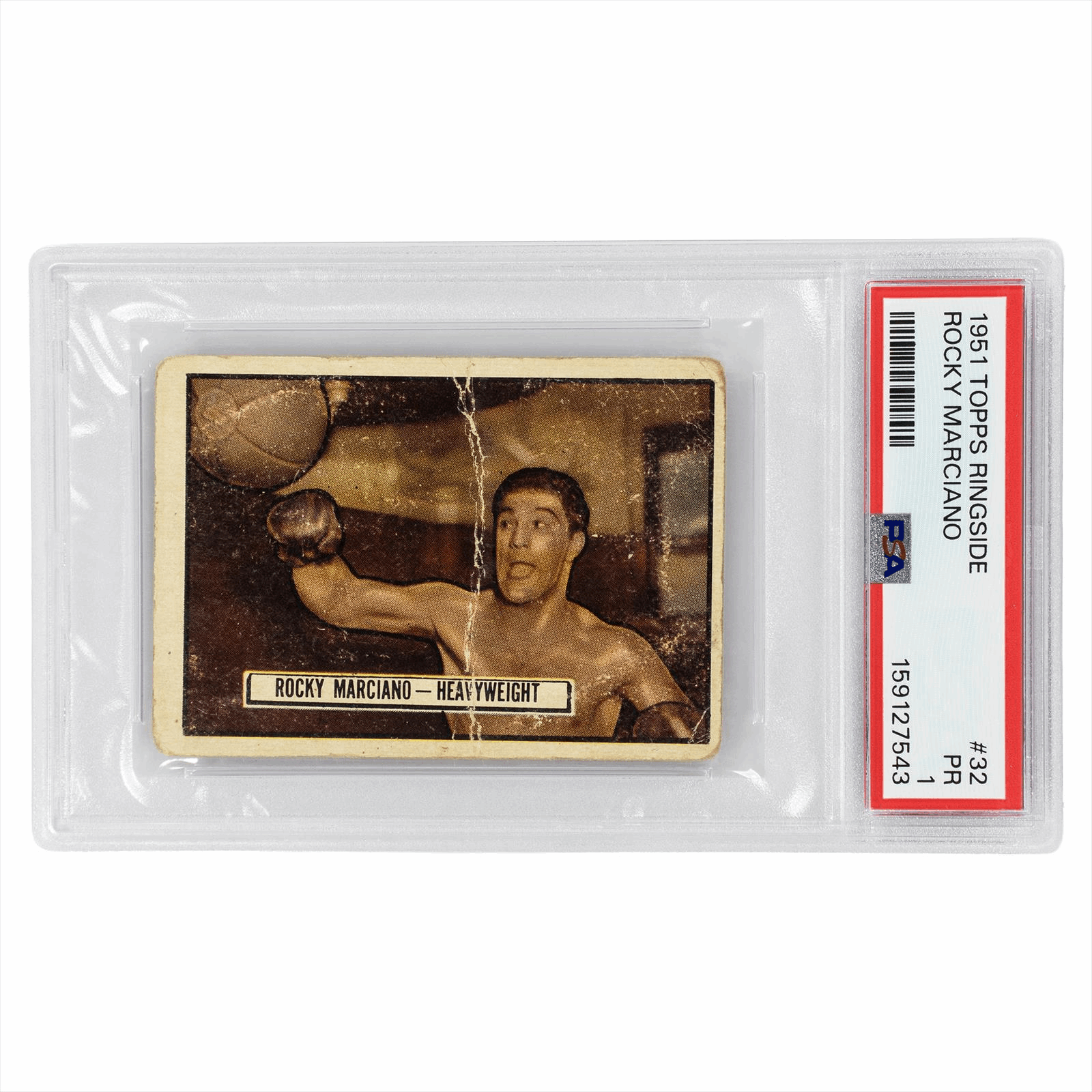 1951 Topps Ringside Rocky Marciano #32 PSA PR 1 Cert #159127543