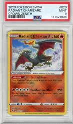 2023 Pokemon SWSH Radiant Charizard Crown Zenith #020 PSA MINT 9 