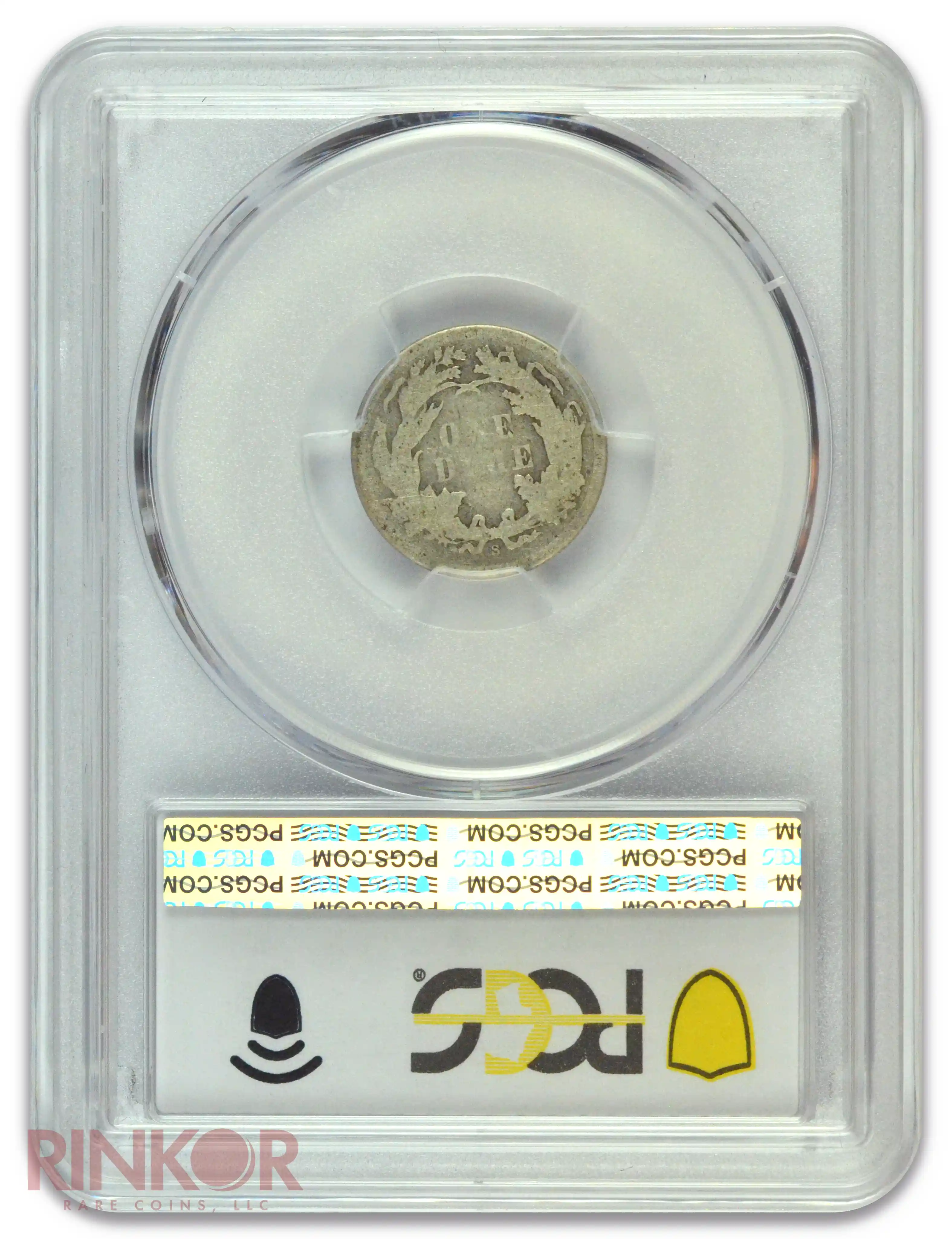 1870-S Seated Dime PCGS G-04