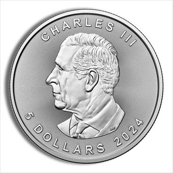 2024 1 oz Canadian Silver Maple Leaf 