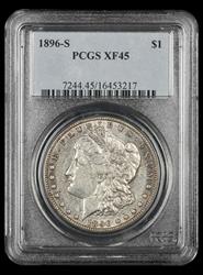 1896-S $1 PCGS XF-45
