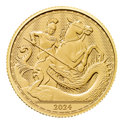 2024 1/4 OZ GOLD ST GEORGE AND THE DRAGON 