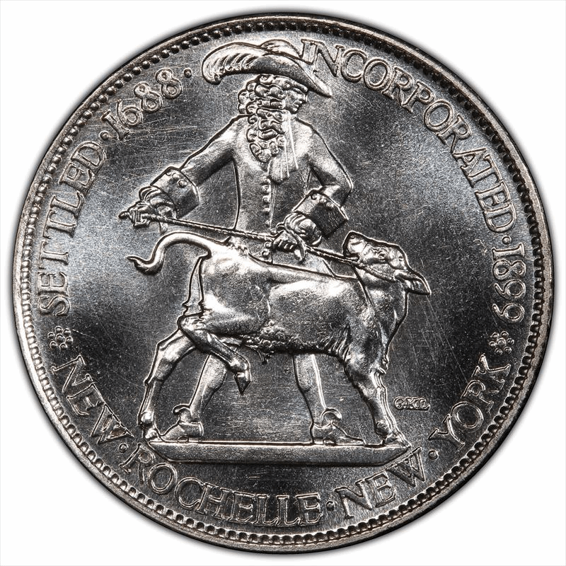 1938 New Rochelle 50C PCGS SP 67 CAC