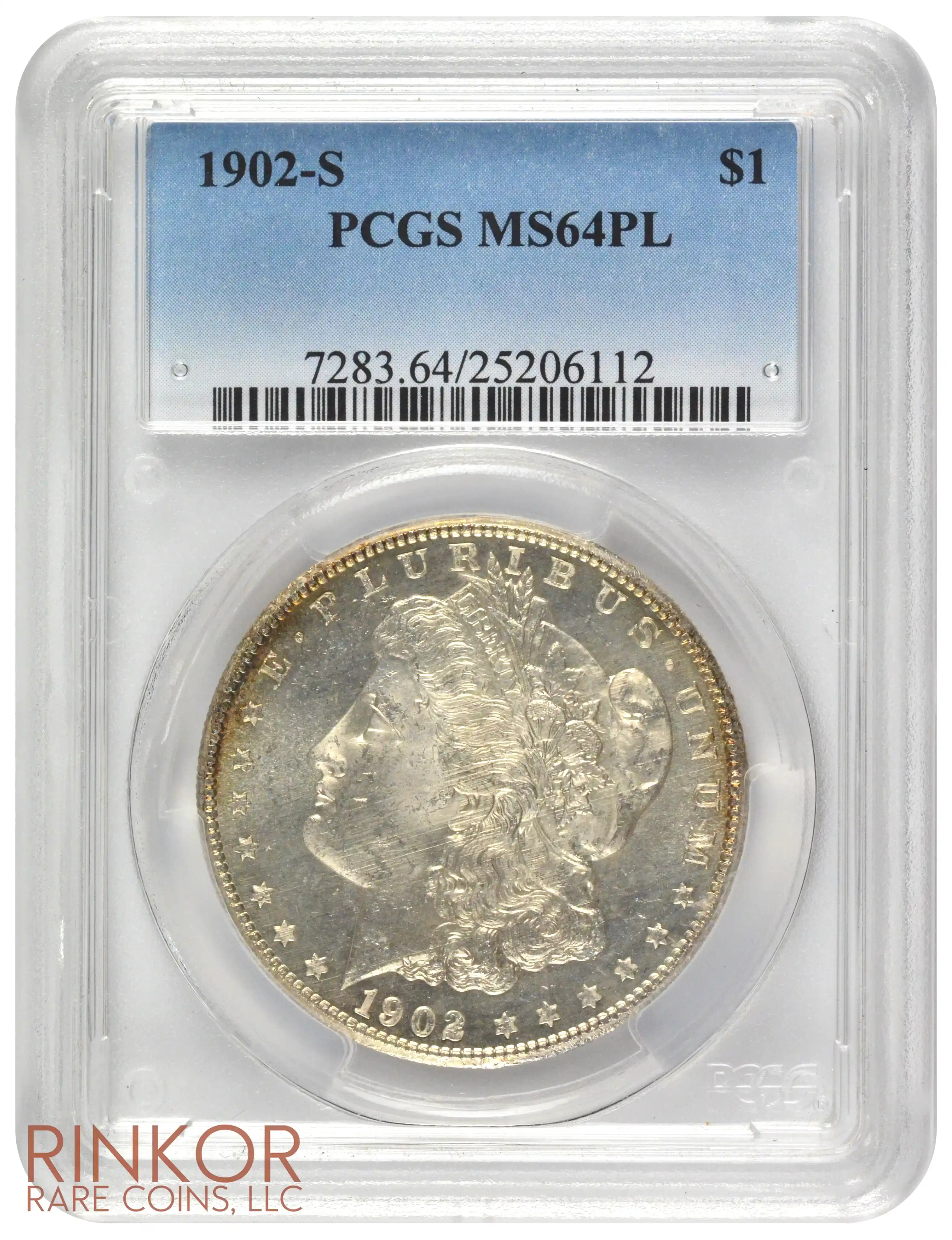 1902-S $1 PCGS MS 64 PL