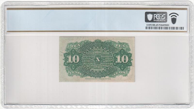 Fr. 1259 10C Fourth Issue PCGS Gem UNC 65-PPQ