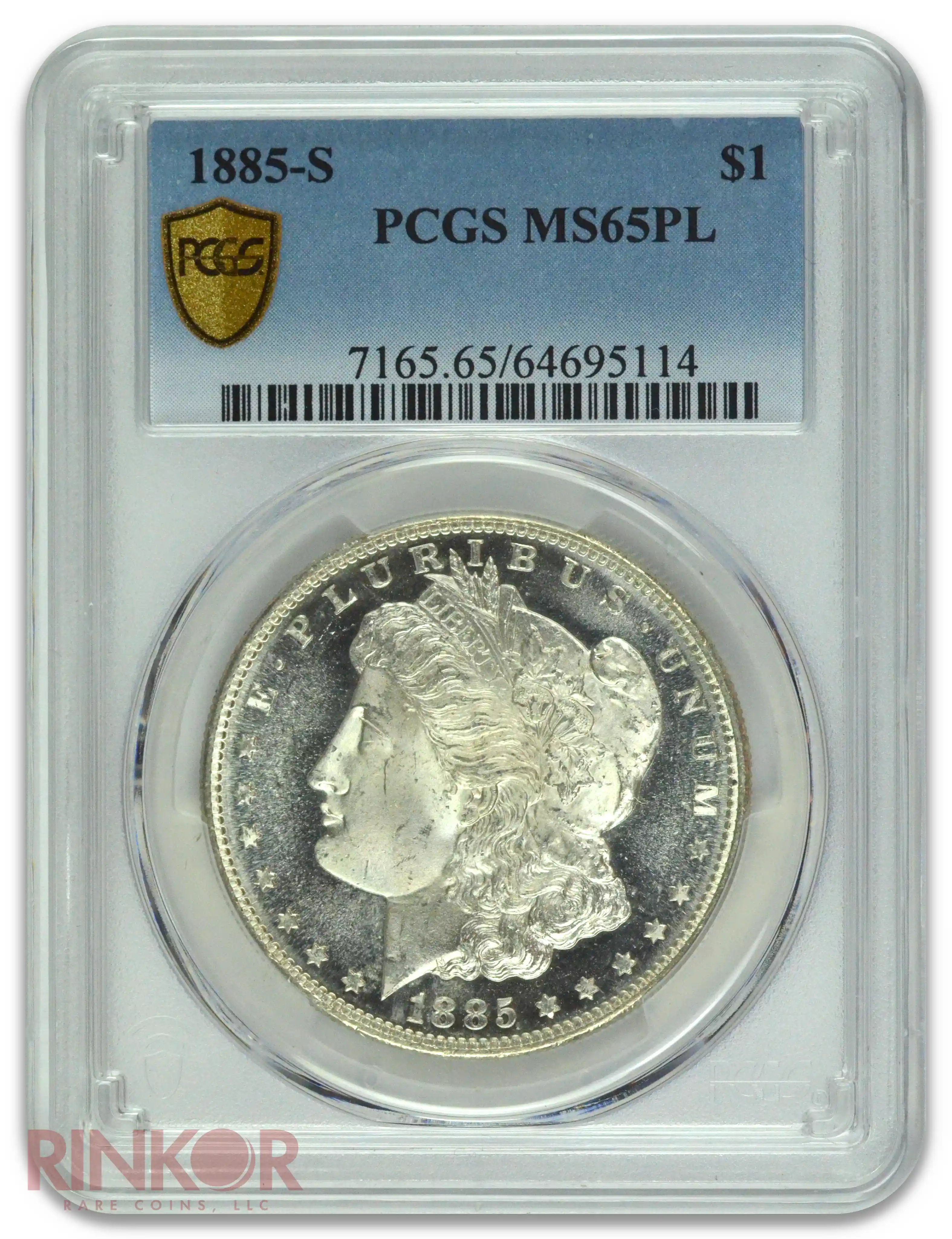 1885-S $1 Morgan Dollar PCGS MS 65 PL
