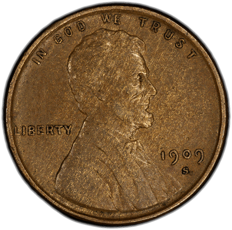 1909-S VDB 1c PCGS XF45 