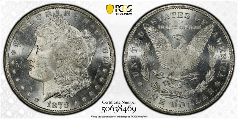 1878-CC $1 PCGS MS 63 CAC
