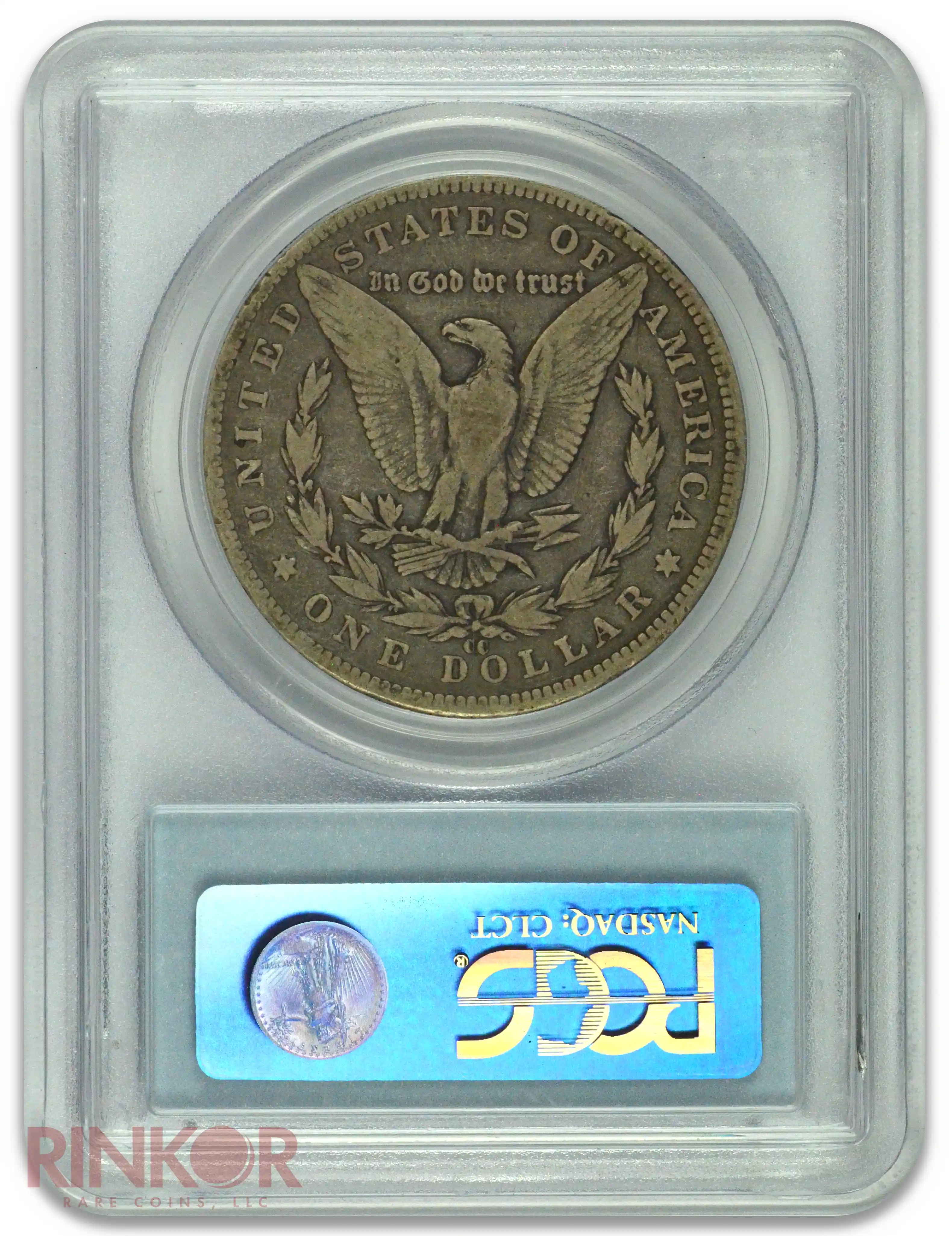 1889-CC $1 Morgan Dollar PCGS F-15 CAC