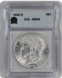 1902-O Morgan ICG MS 64