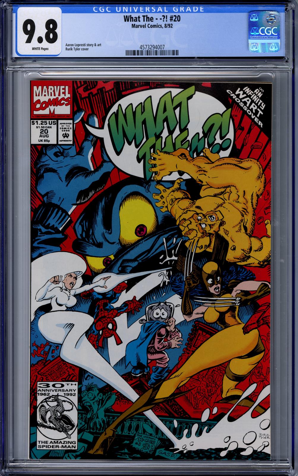 What The  #20 CGC 9.8 (Marvel, 1992) 