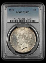 1926 $1 PCGS MS 63