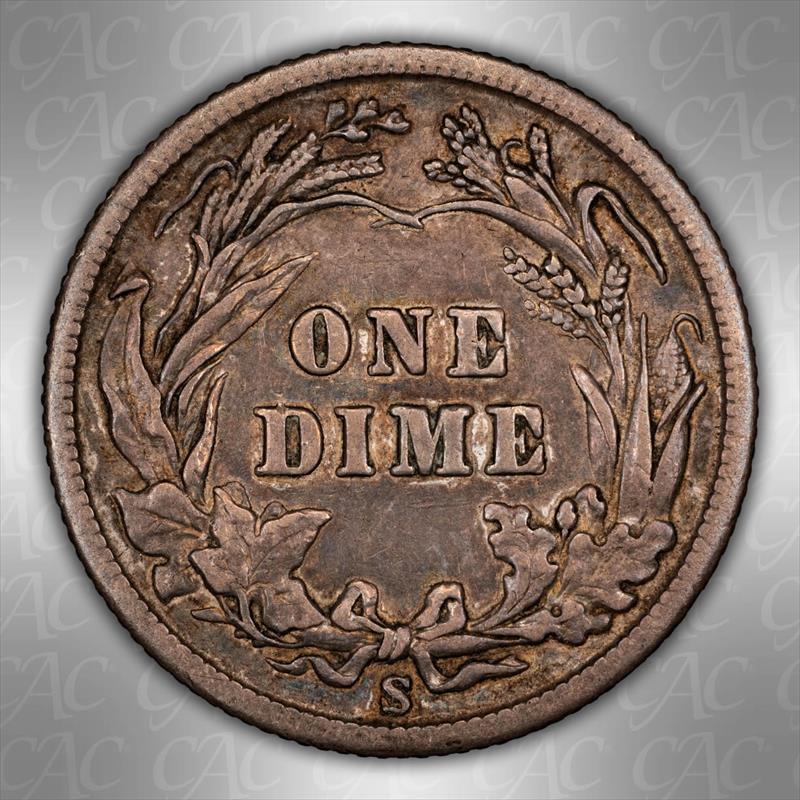 1903-S 10C CACG XF-45