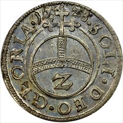 View 1624 German States: Speyer. Albus Countermark on 1624 Leiningen-Dagsburg 2 Kreuzer. PCGS XF45, C/M XF Details  image 3