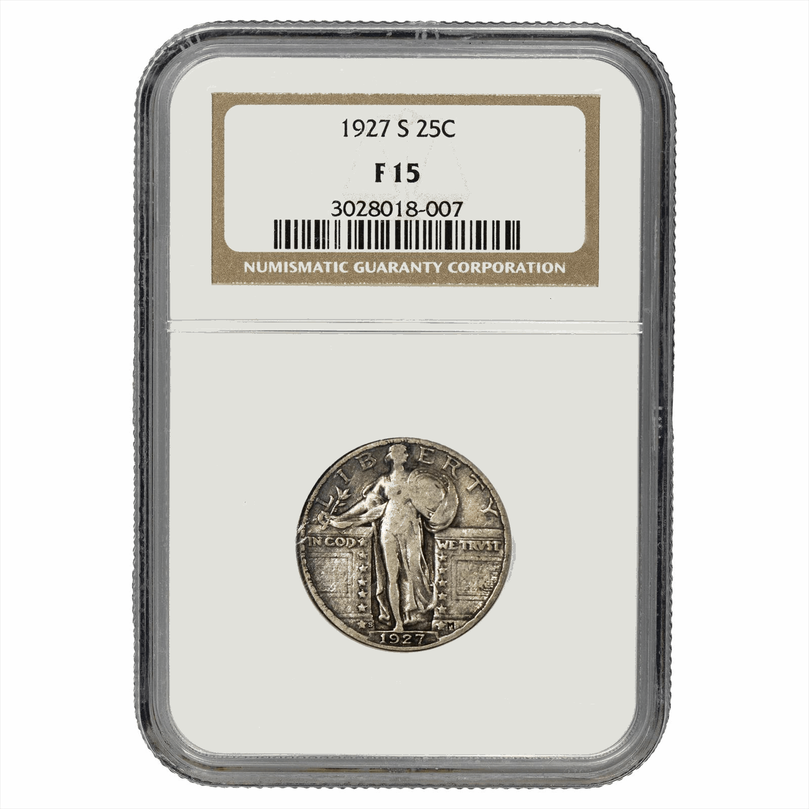 1927-S Standing Liberty NGC MS 15 