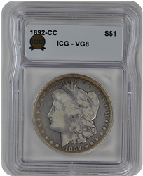 1892 Morgan ICG VG 8