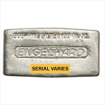 100 oz Silver Bar - Engelhard (Poured/Extruded) image 2