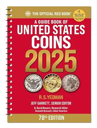 Guide Book of United States Coins 2025 Spiral Redbook  1