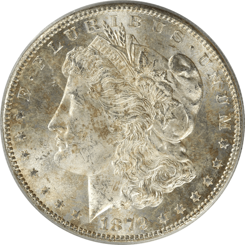 1879-S Morgan Silver Dollar S$1, PCGS MS 64 - Old Green Holder