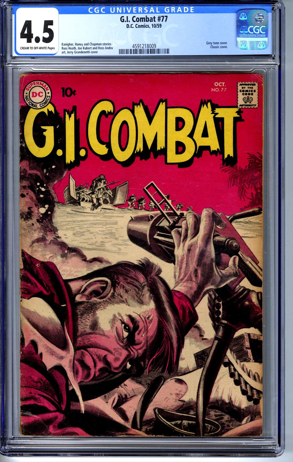 G.I. Combat #77 CGC 4.5 4.5