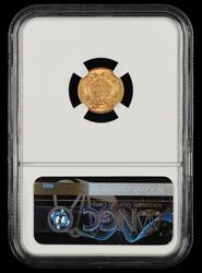 1861 $1 Gold NGC AU-58