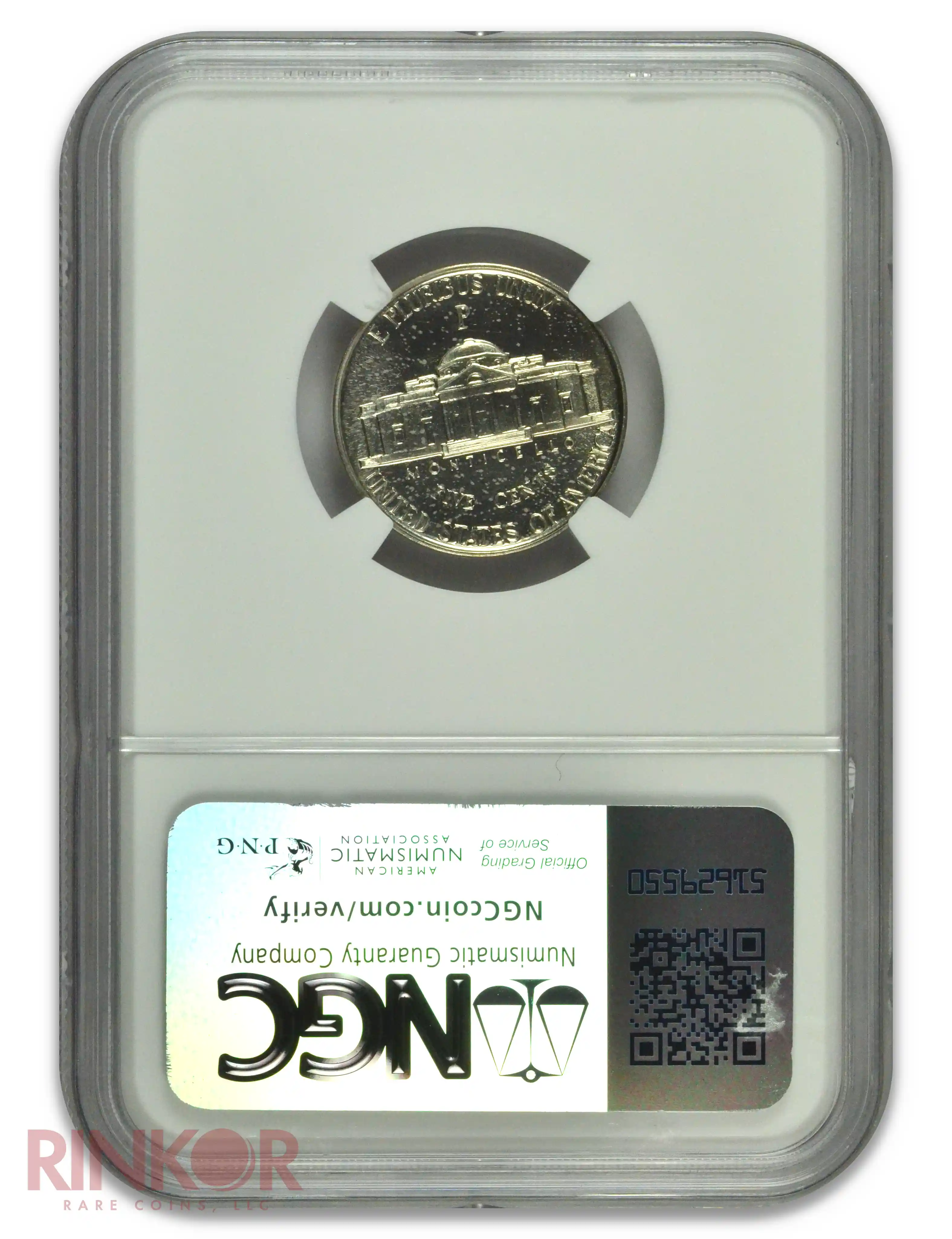 1942-P Silver Jefferson Nickel NGC PF 64