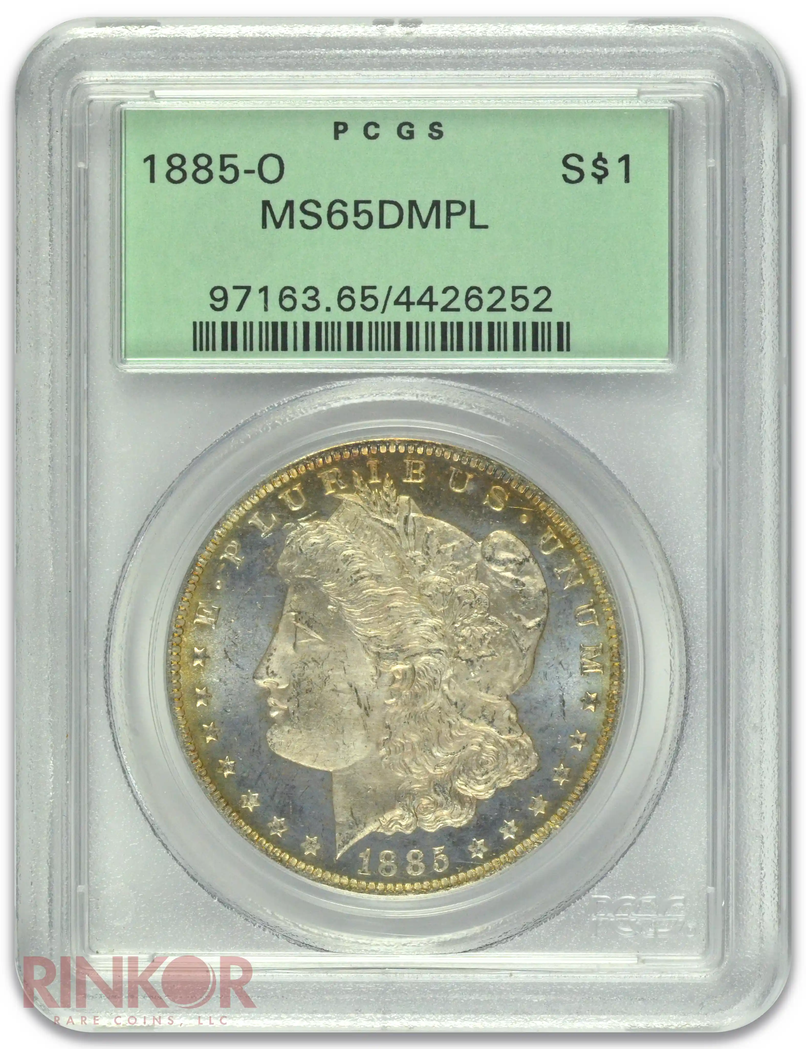 1885-O $1 Morgan Dollar PCGS MS 65 DMPL