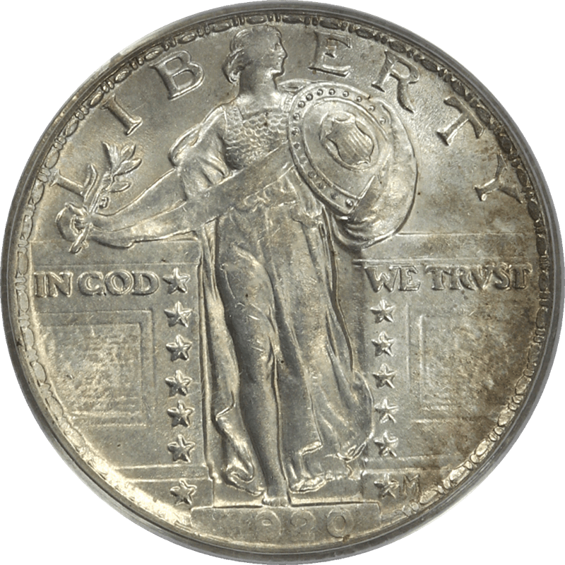 1920 Standing Liberty Quarter 25c, PCGS MS 63 - Nice Original Coin 