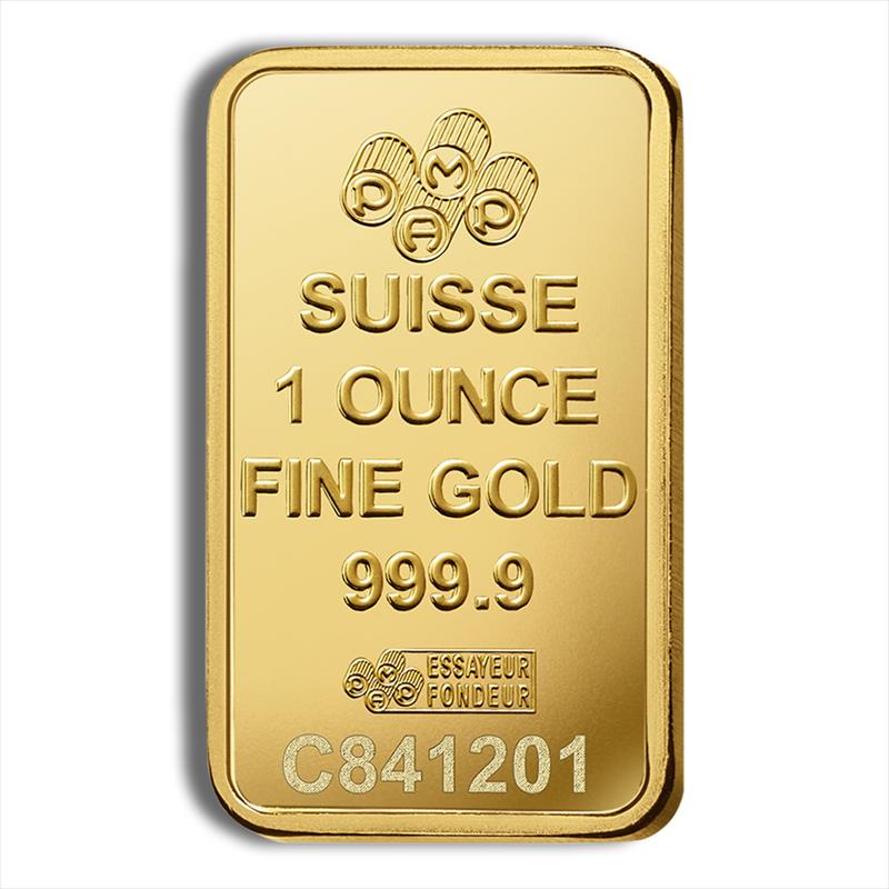 How Big Is A 1 Oz Gold Bar 1 oz Gold Bar - PAMP Fortuna (Carded) - First National Bullion