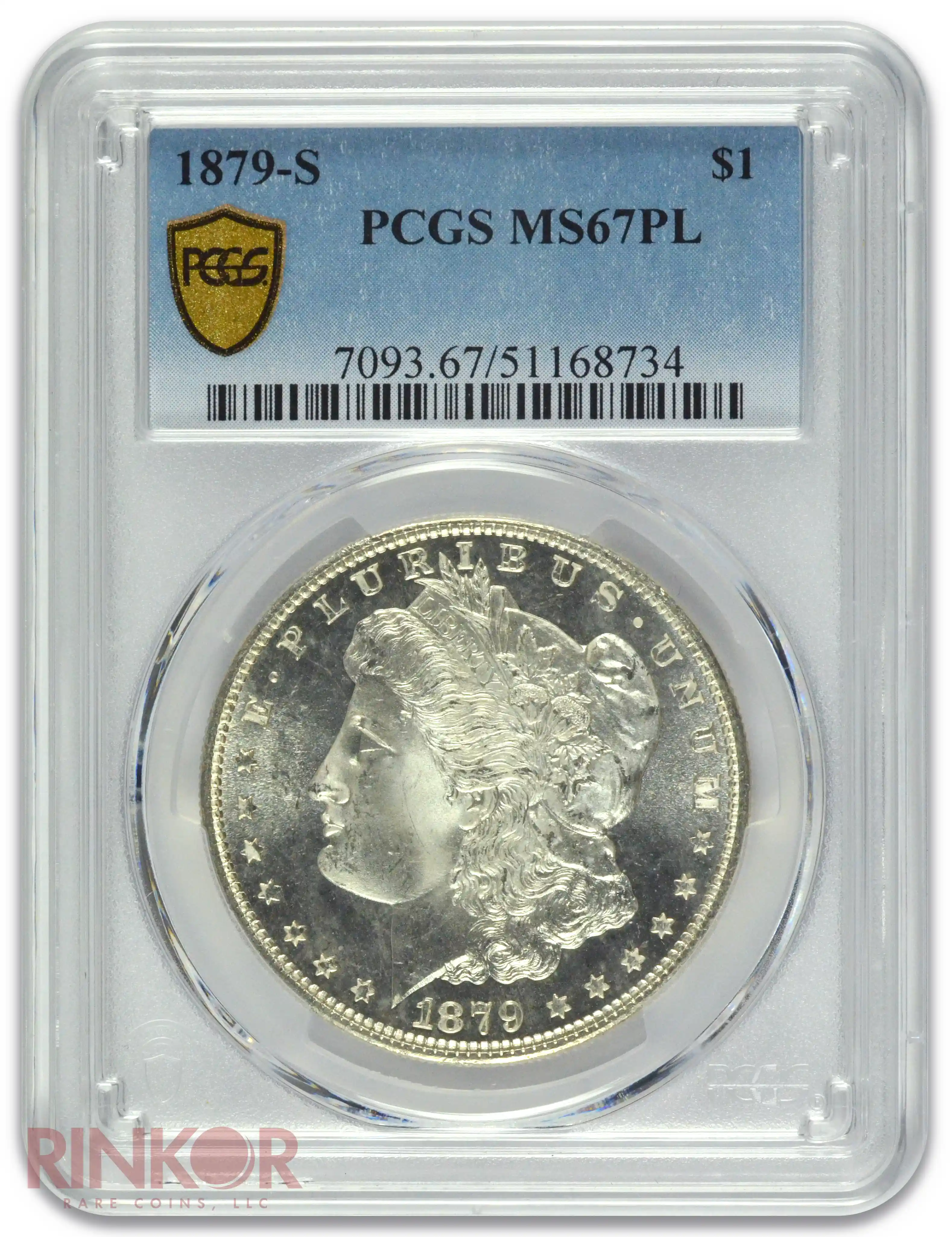 1879-S $1 PCGS MS 67 PL