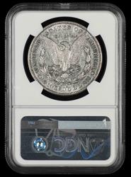 1884 S $1 NGC AU53