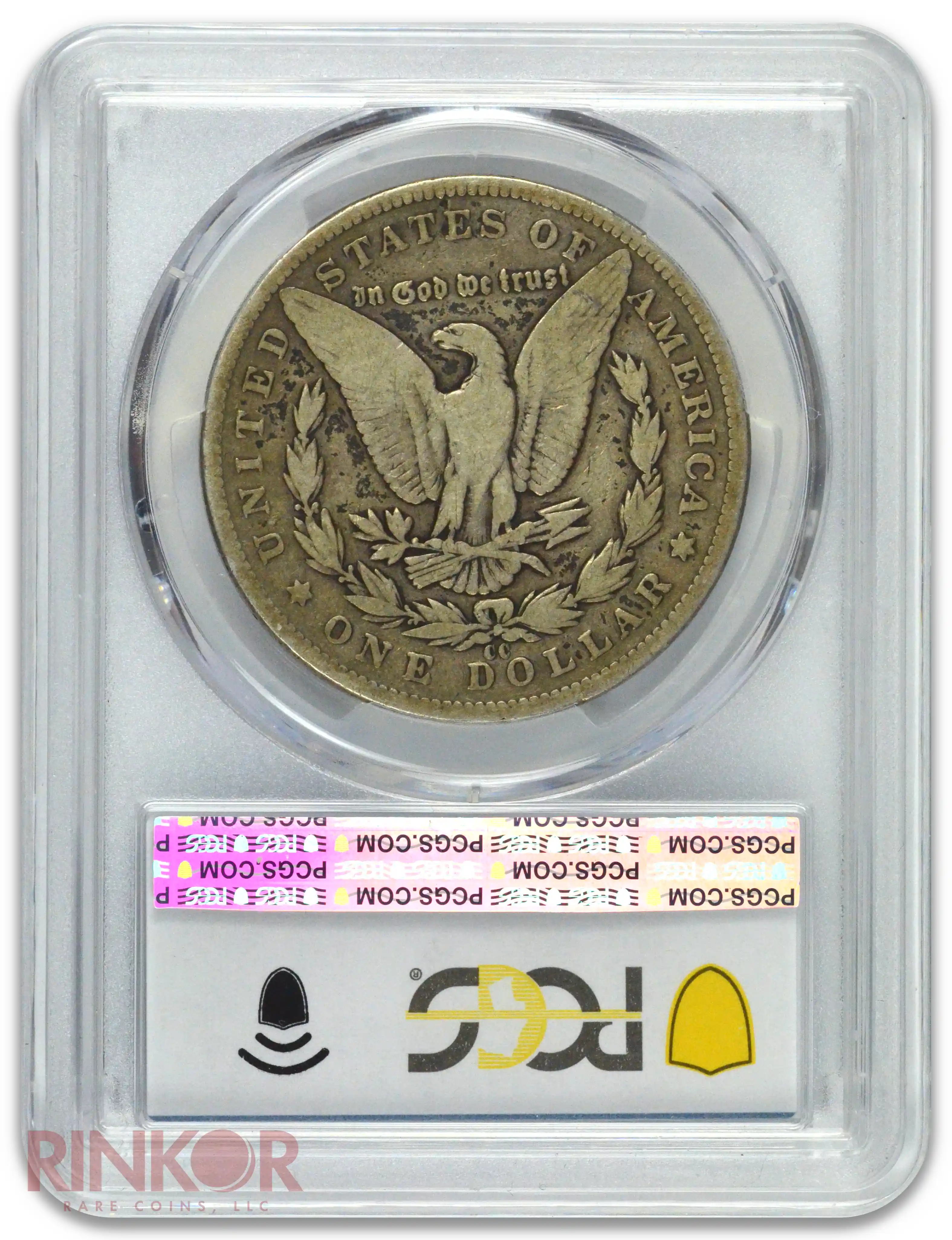 1893-CC $1 Morgan Dollar PCGS Reverse