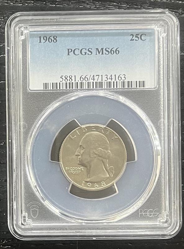 1968 Washington PCGS MS 66