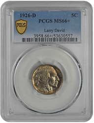 1926-D Buffalo PCGS MS 66+