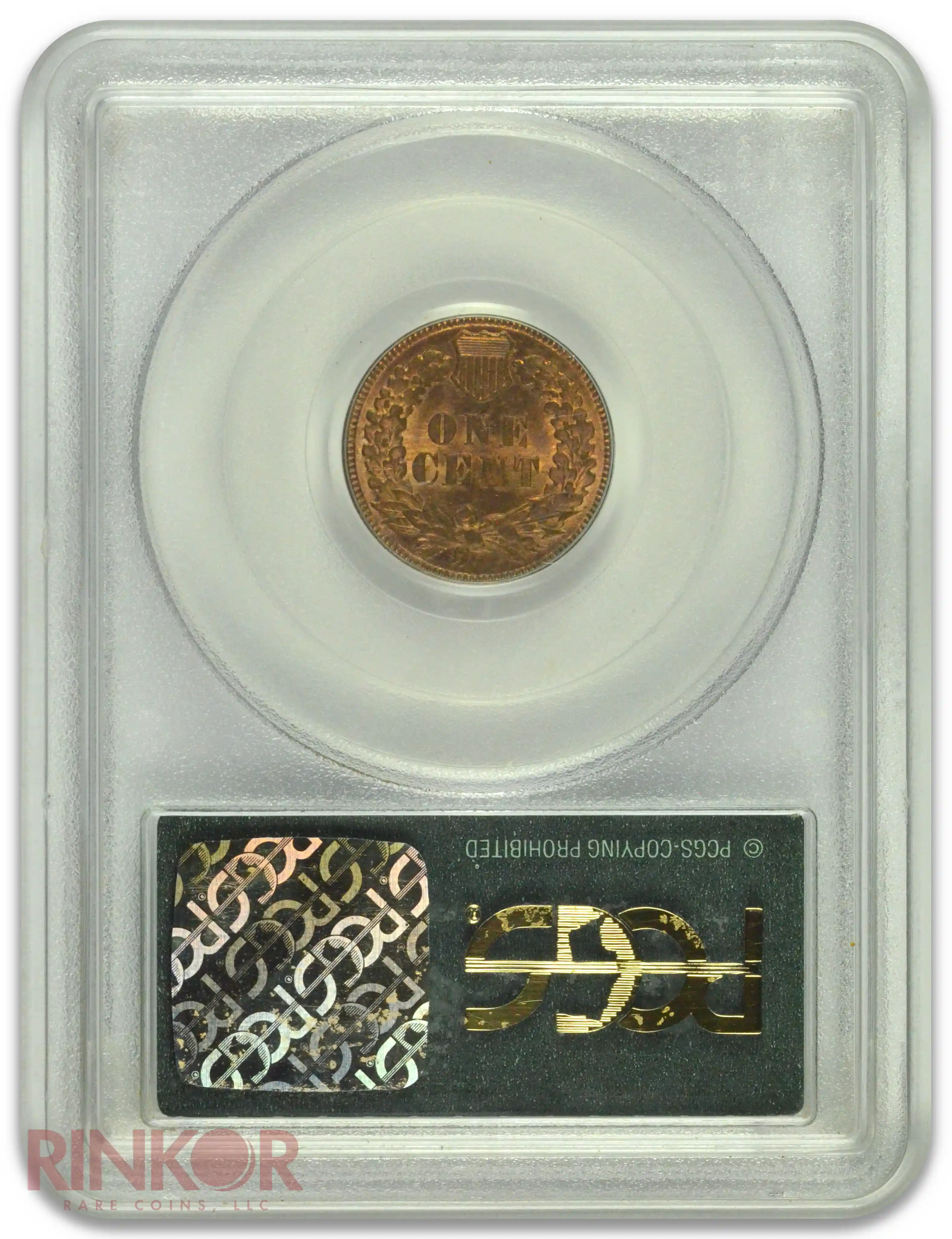 1891 1C Indian Cent PCGS MS 63 RB