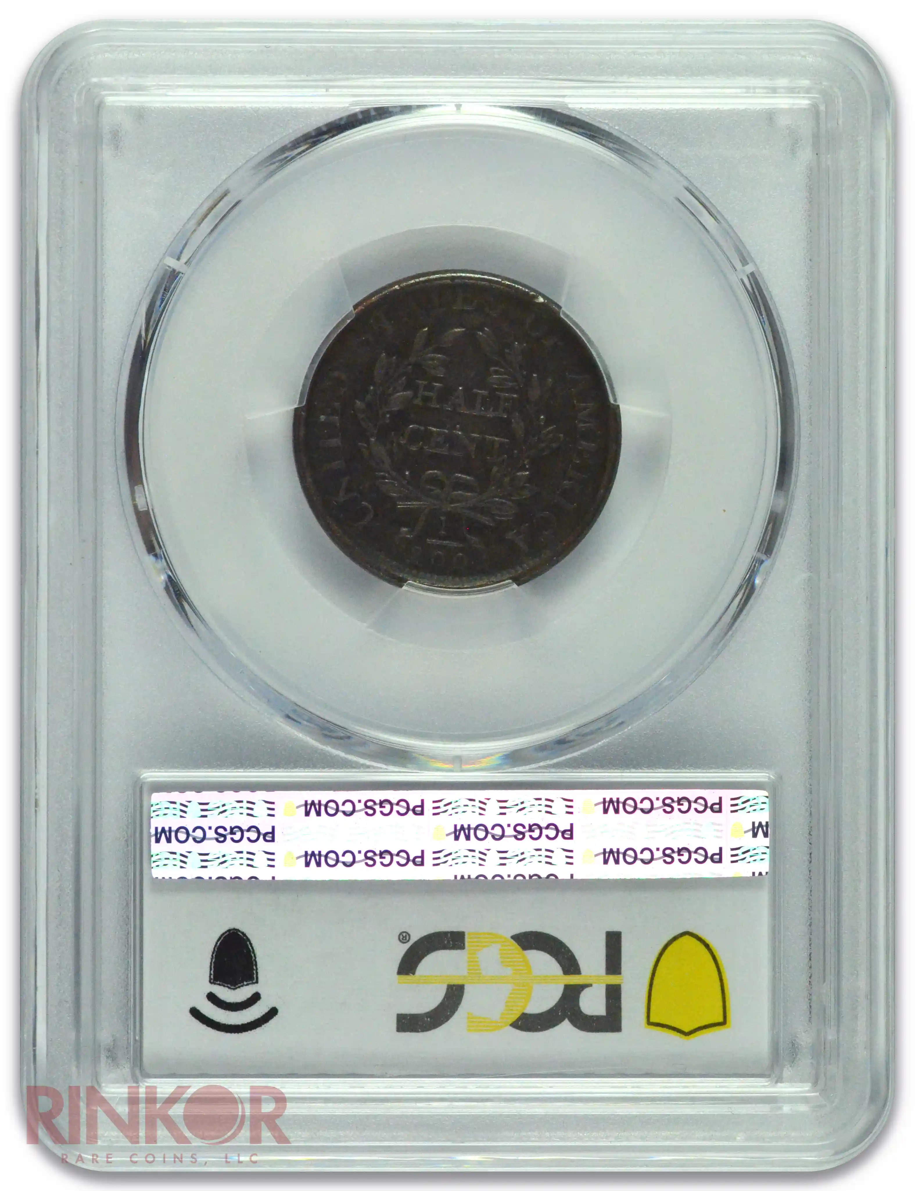 1807 Draped Bust Half Cent PCGS VF-35