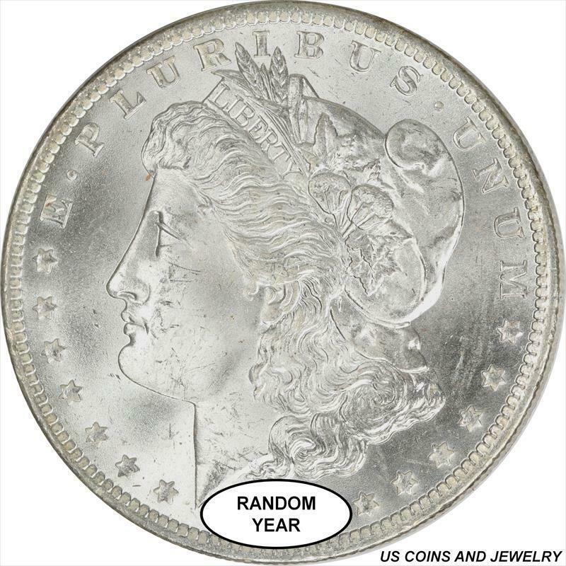 1878 to 1904 Common Date Morgan Silver Dollar  Uncirculated / BU Condition - Random Years