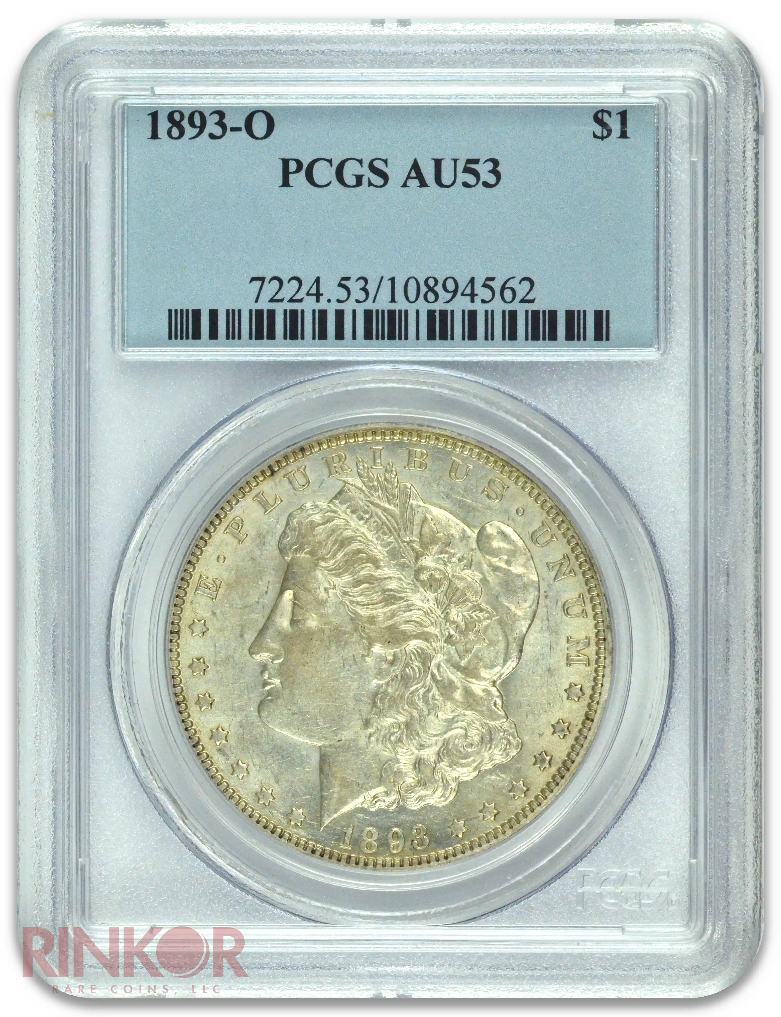 1893-O $1 Morgan Dollar PCGS AU-53