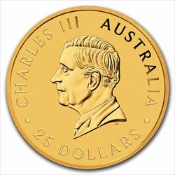 2025 $25 1/4oz. Australian Gold Kangaroo, BU 