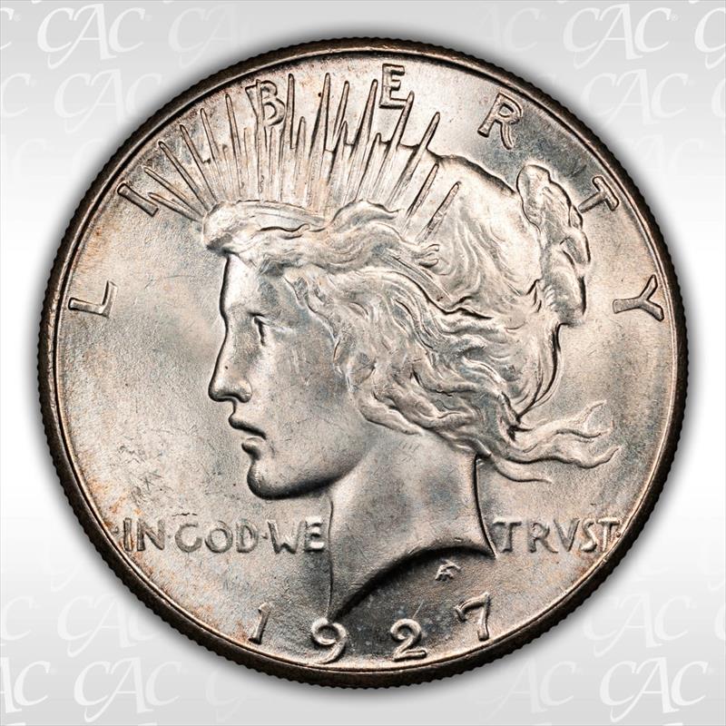 1927-S $1 CACG MS 64 