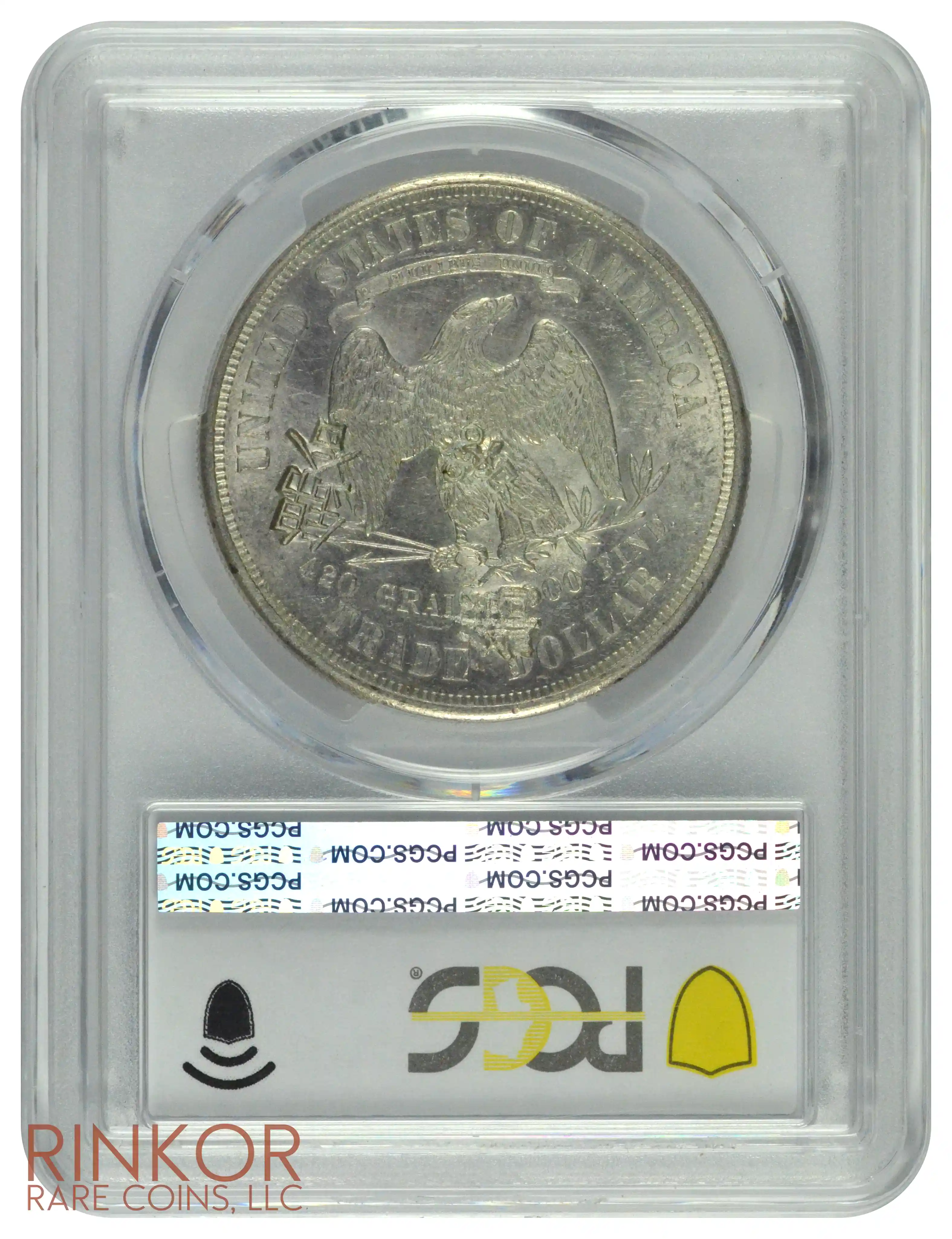 1874-S T$1 Chop Mark PCGS MS 61